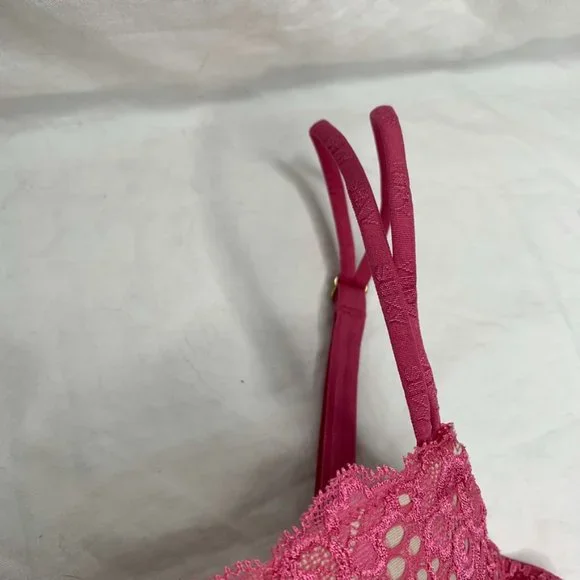 Victoria's Secret Pink floral lace push up bra 34A - Picture 8 of 11